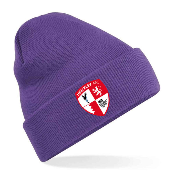 Hinckley AFC - Beanie Hat Purple