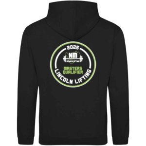 NM Powerlifting 2025 Masters Qualifier Hoodie Black - Image 2