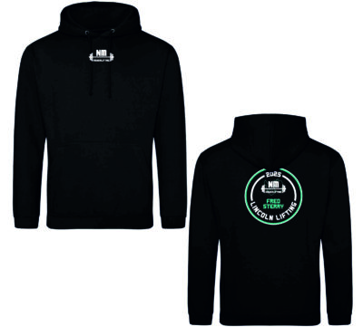 NM Powerlifting 2025 Lincoln Lifting Hoodie Black