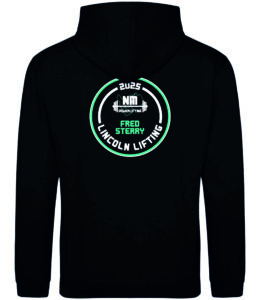 NM Powerlifting 2025 Lincoln Lifting Hoodie Black - Image 2