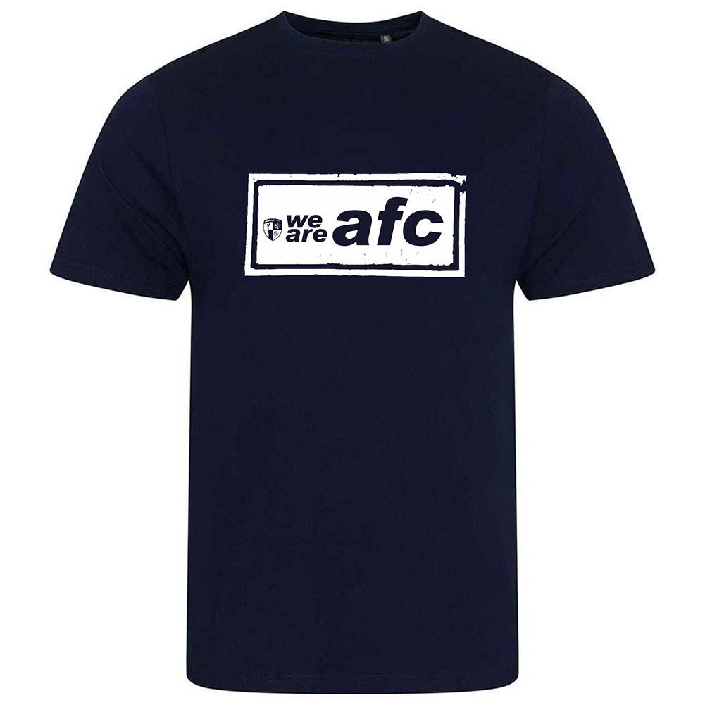Hinckley AFC – "we are afc" T-Shirt Navy