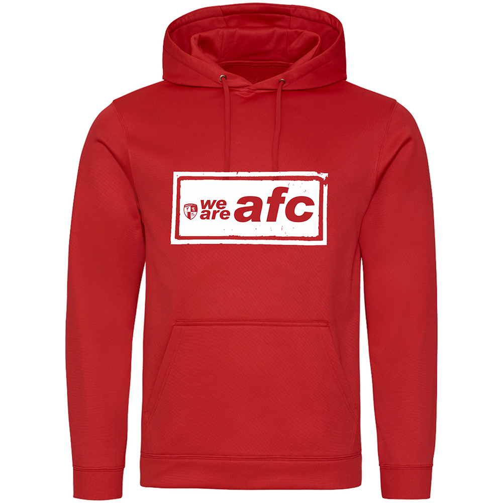 Hinckley AFC - “we are afc” Hoodie Red